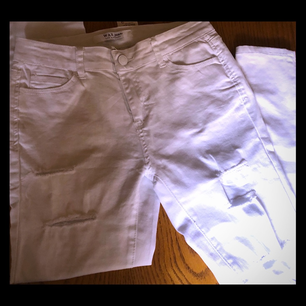 White skinny jeans